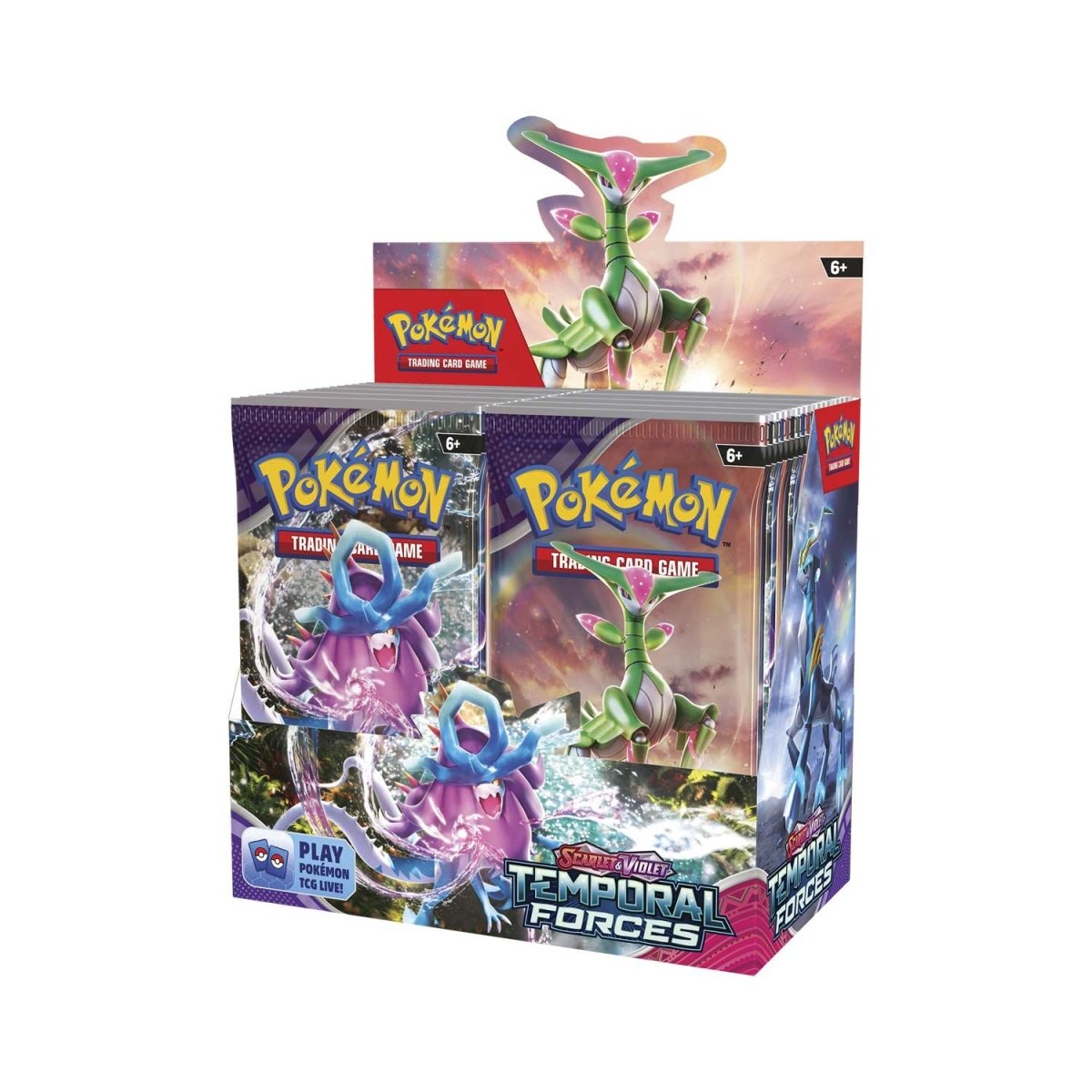 Pokémon CCG dt.: Karmesin & Purpur Gewalten der Zeit Booster Display (KP05)