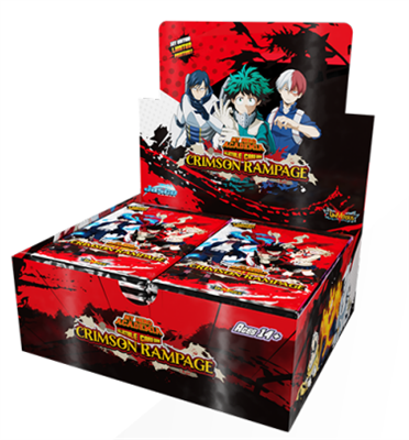 My Hero Academia CCG: Series 02 - Crimson Rampage Display