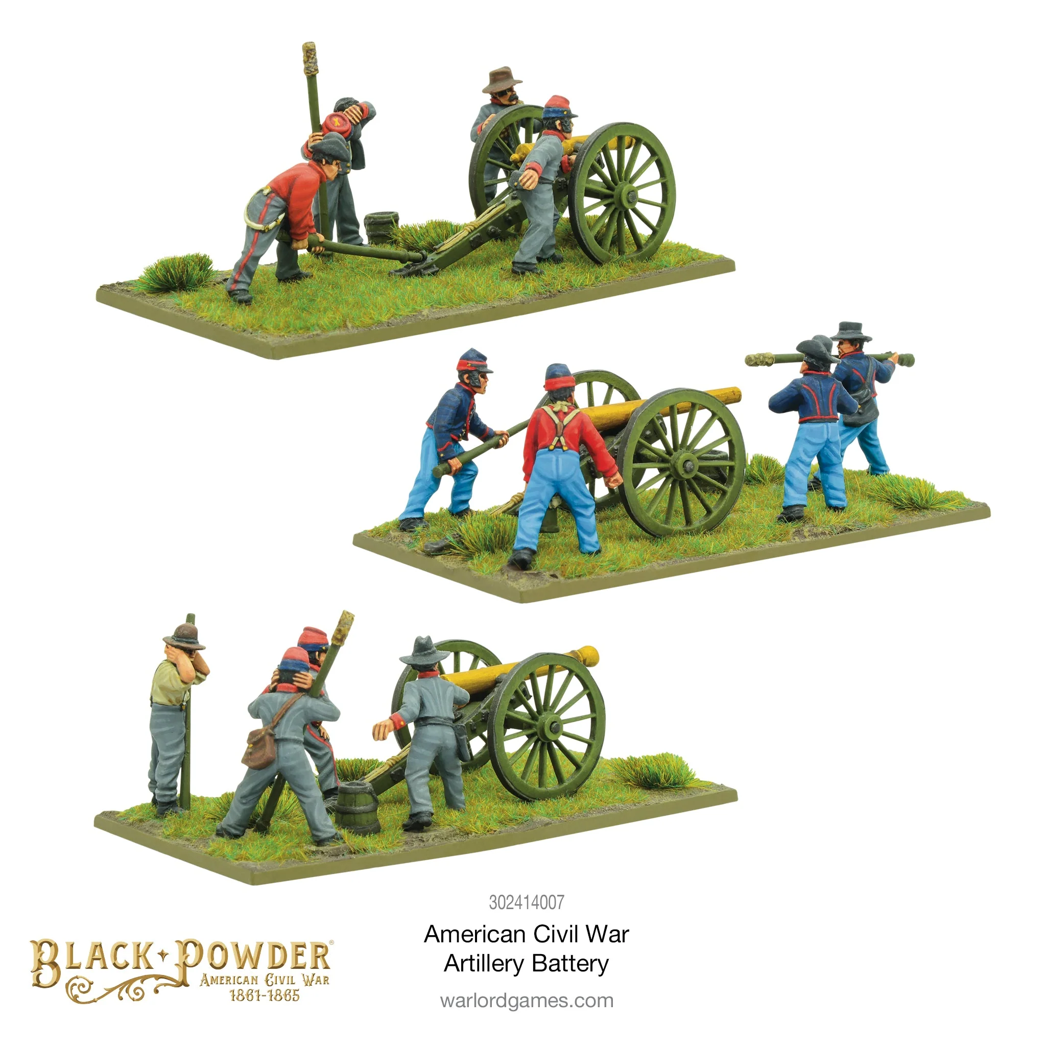 Black Powder: American Civil War Infantry Regiment Artillery Battery