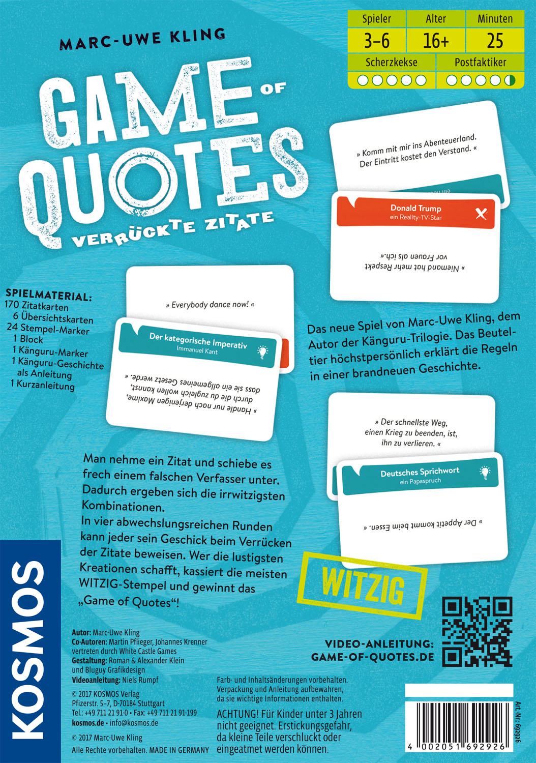 Game of Quotes - Verrückte Zitate Game of Quotes - Verrückte Zitate