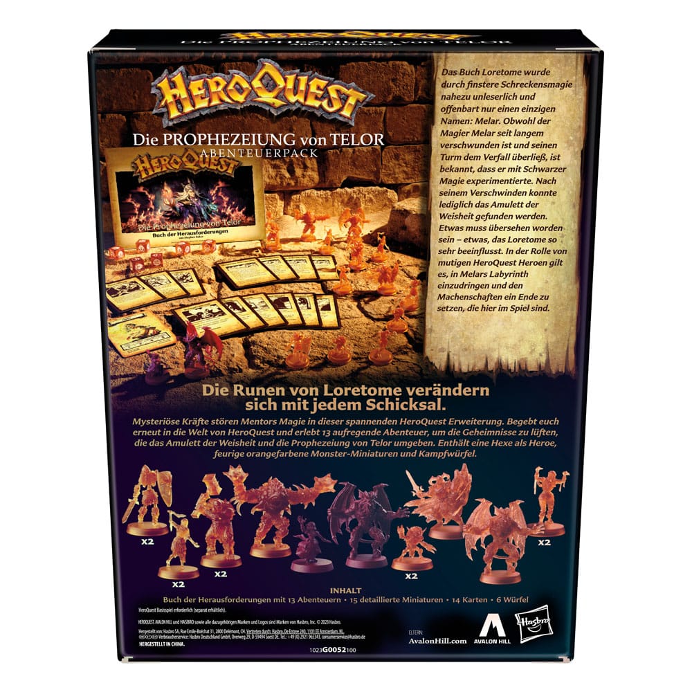 HeroQuest dt.: Die Prophezeiung von Telor Abenteuerpack