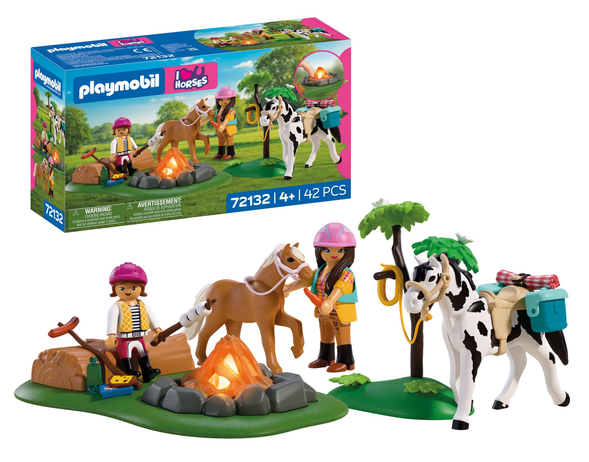 Playmobil, Pferd, Pferdezwerg?, Reiter, Lagerfeuer