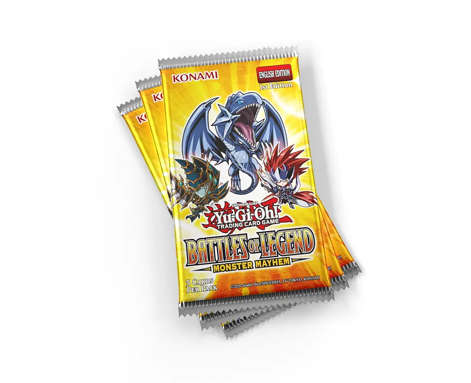 Yu-Gi-Oh! CCG: Battles of Legend - Monster Mayhem Boosterpack Yu-Gi-Oh! CCG: Battles of Legend - Monster Mayhem Boosterpack