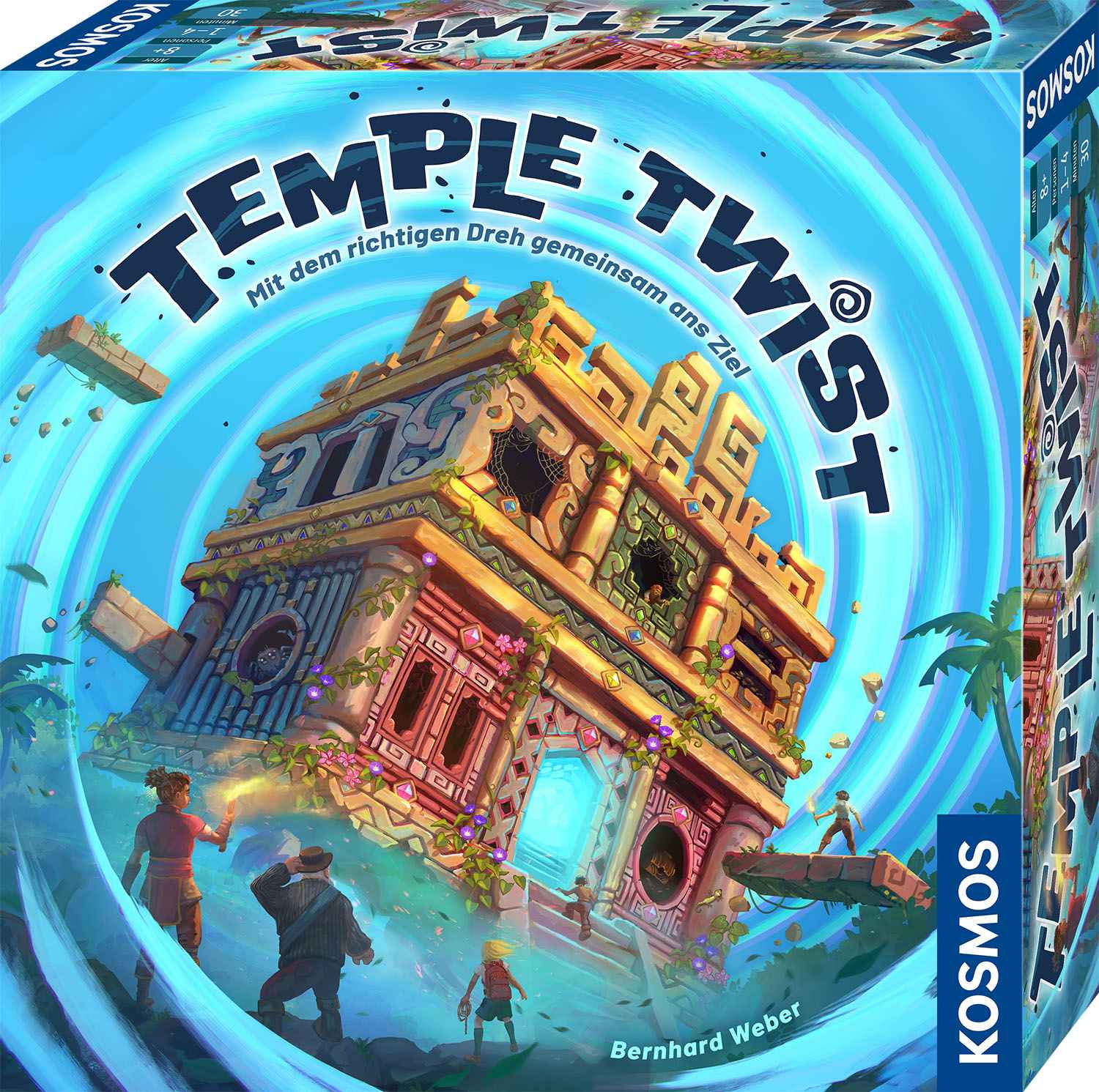 Puzzle, Brettspiel, Tempel, Tempel Twist, Konstruktion