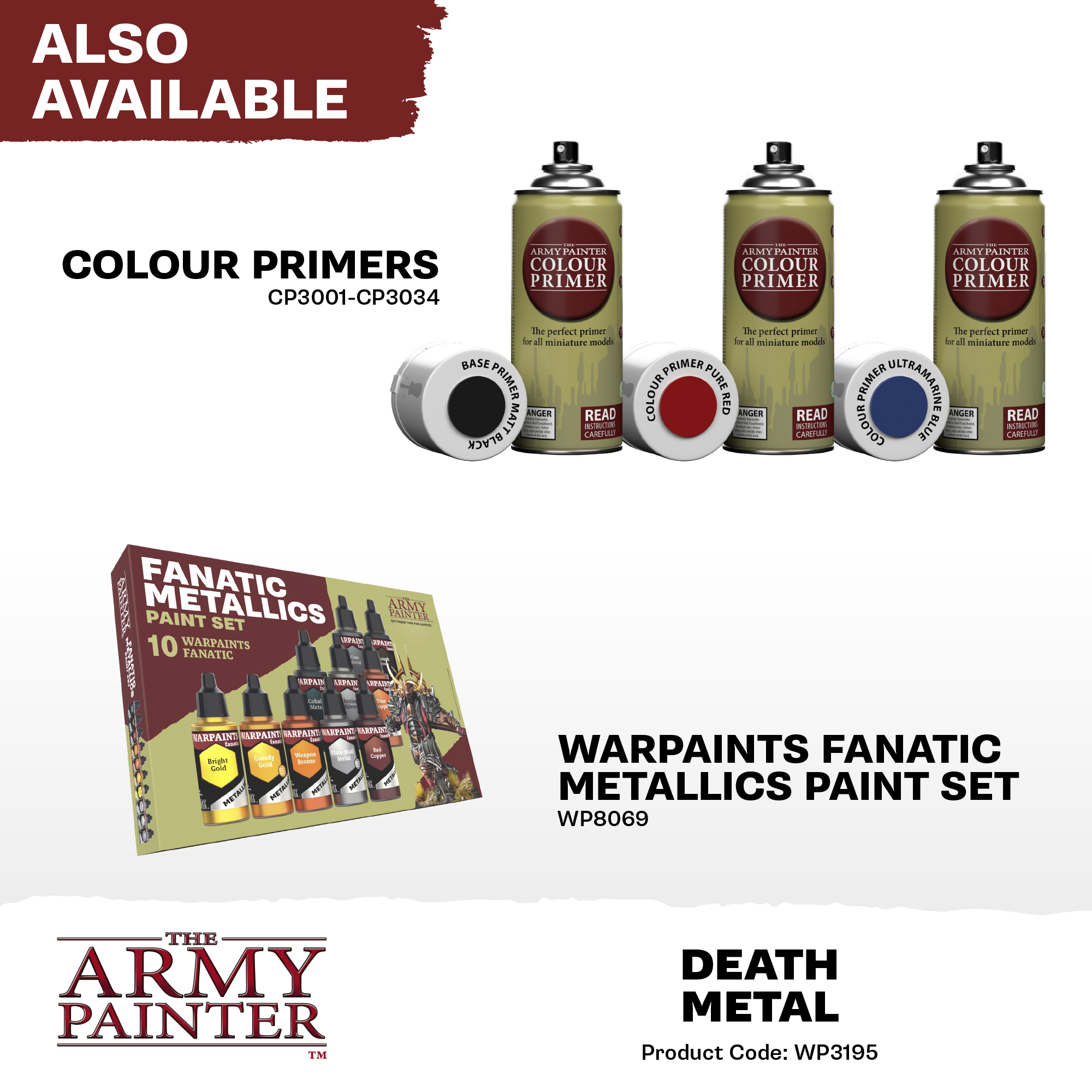 Army Painter: WP Fanatic Metallic - Death Metal Army Painter: WP Fanatic Metallic - Death Metal