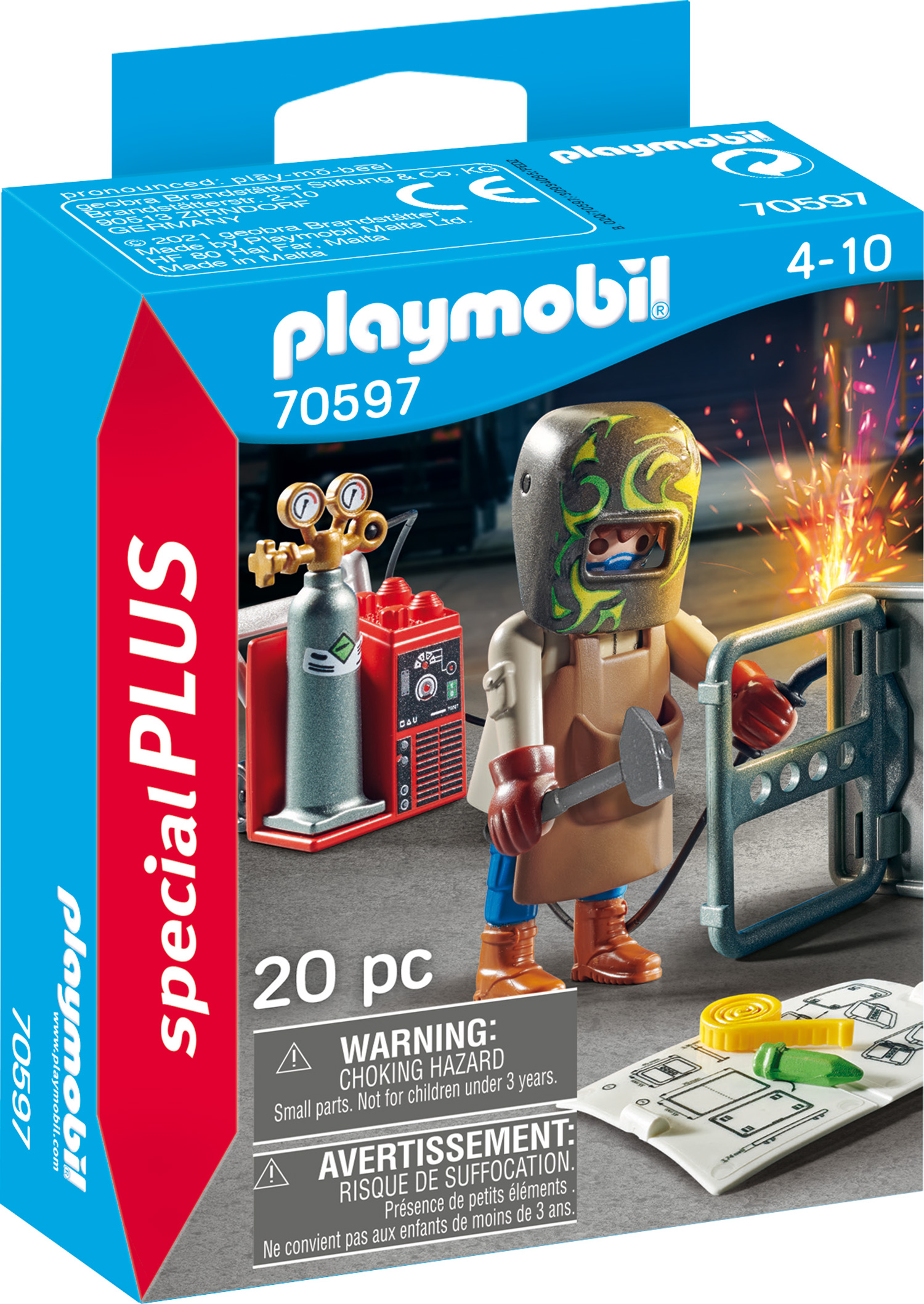 Playmobil: Special Plus - Schweißer mit Ausrüstung Playmobil: Special Plus - Schweißer mit Ausrüstung