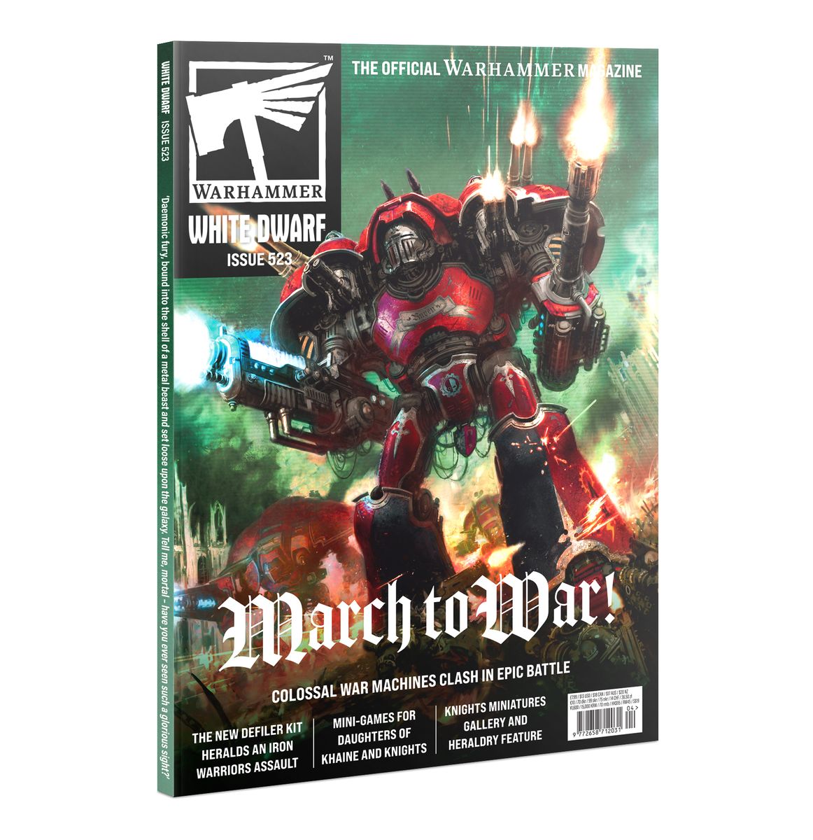 Warhammer, White Dwarf, Miniature, Knight, Mech