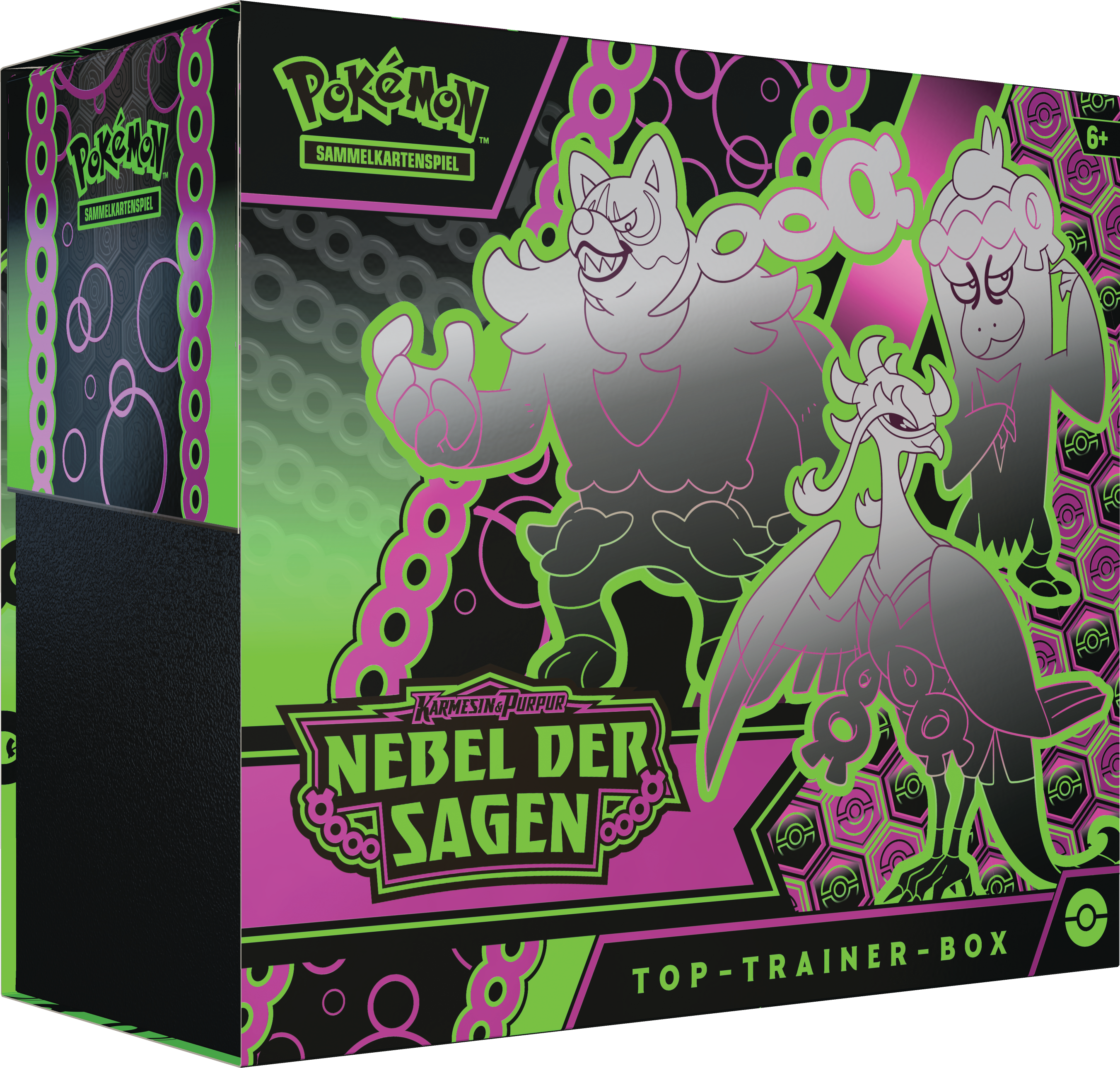 Pokémon CCG dt.: Karmesin & Purpur Nebel der Sagen Top-Trainer-Box (KP6.5)