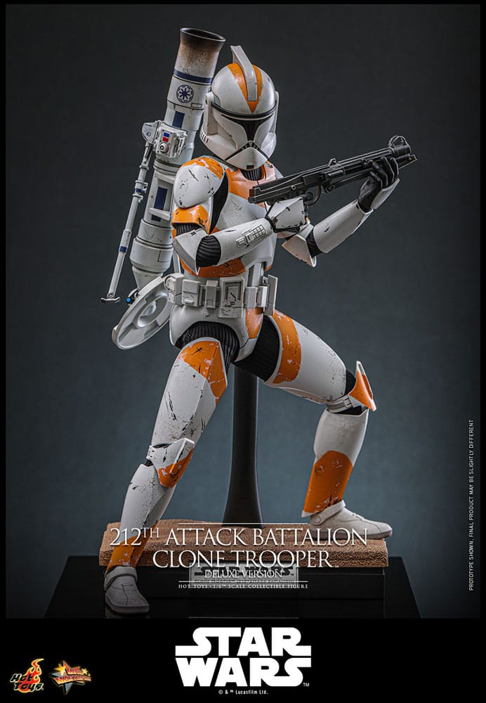 Star Wars AF: Clone Wars 212th Attack Battalion Clone Trooper DLX 1/6 30cm Star Wars AF: Clone Wars 212th Attack Battalion Clone Trooper DLX 1/6 30cm