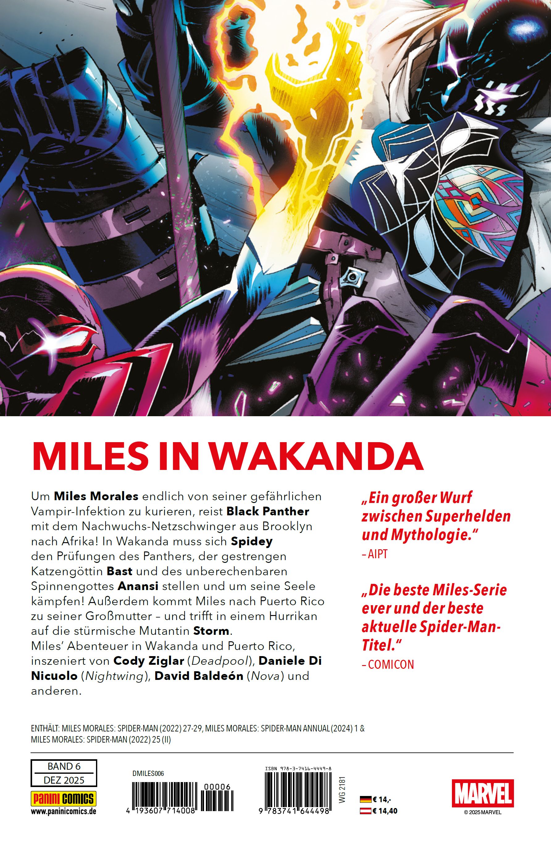 Spider-Man Miles Morales Bd.6: (Neustart 2024) Spider-Man Miles Morales Bd.6: (Neustart 2024)