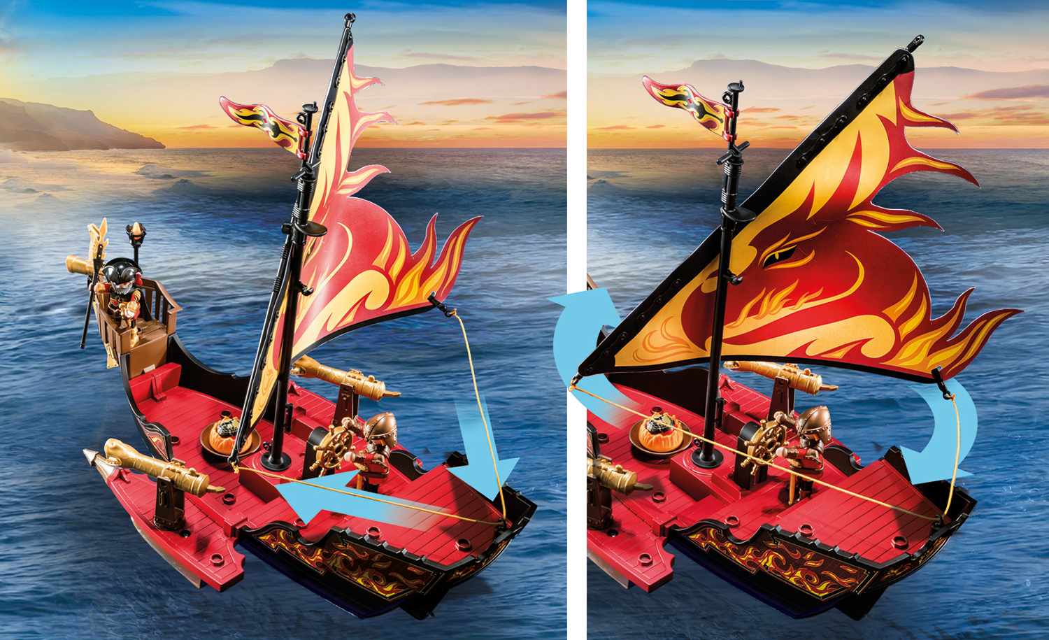 Playmobil: Novelmore - Burnham Raiders Feuerschiff