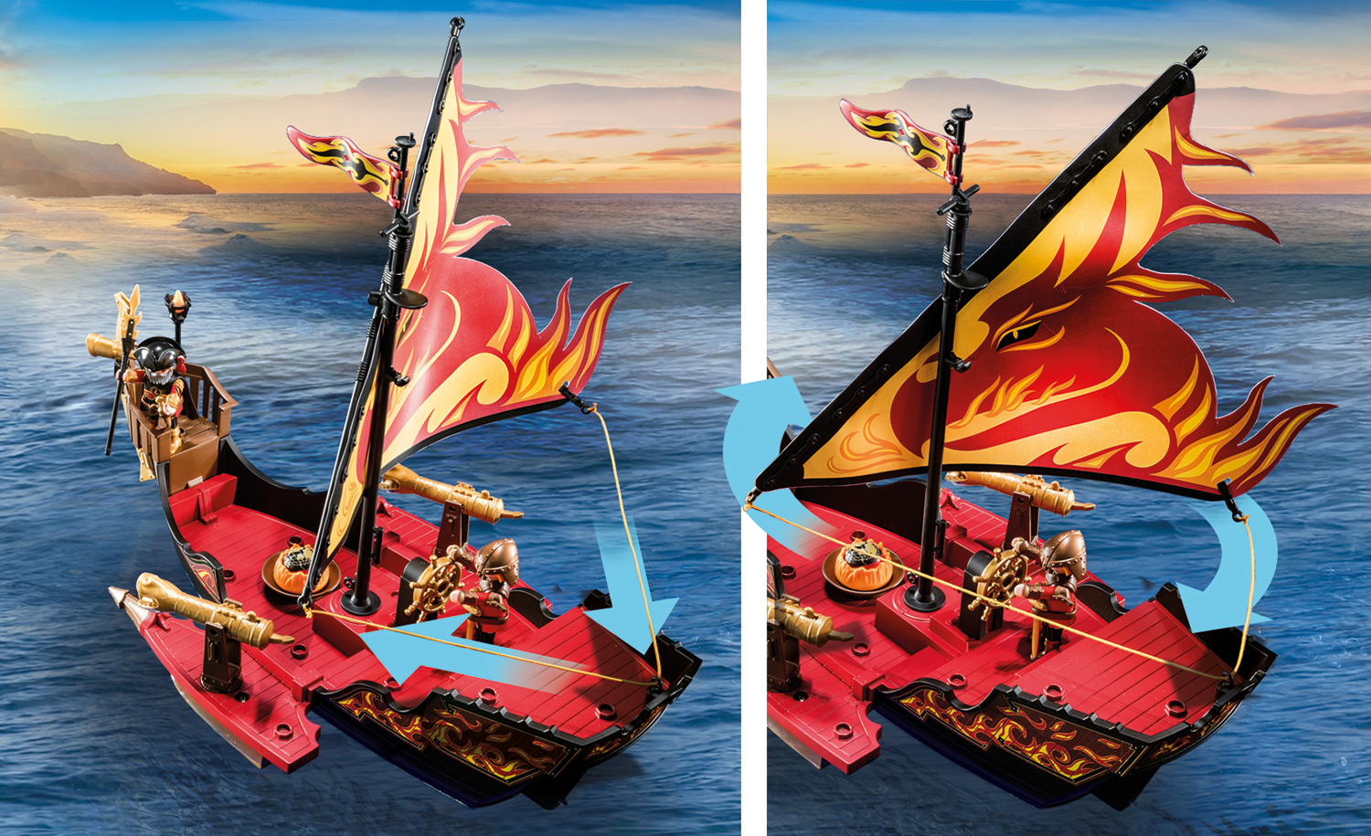 Playmobil: Novelmore - Burnham Raiders Feuerschiff Playmobil: Novelmore - Burnham Raiders Feuerschiff