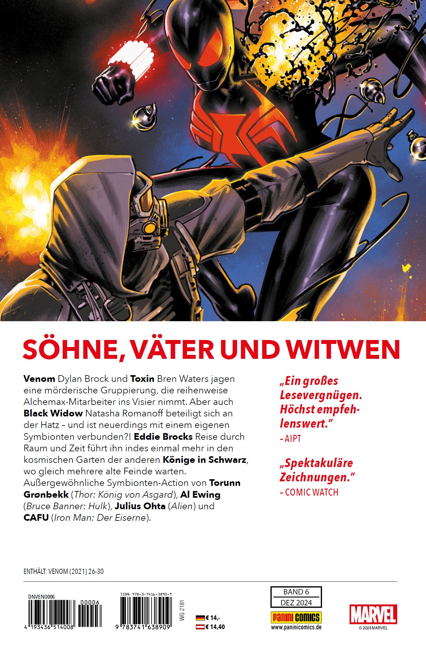 Venom: Erbe des Königs Bd.6: Black Widows Symbiose Venom: Erbe des Königs Bd.6: Black Widows Symbiose