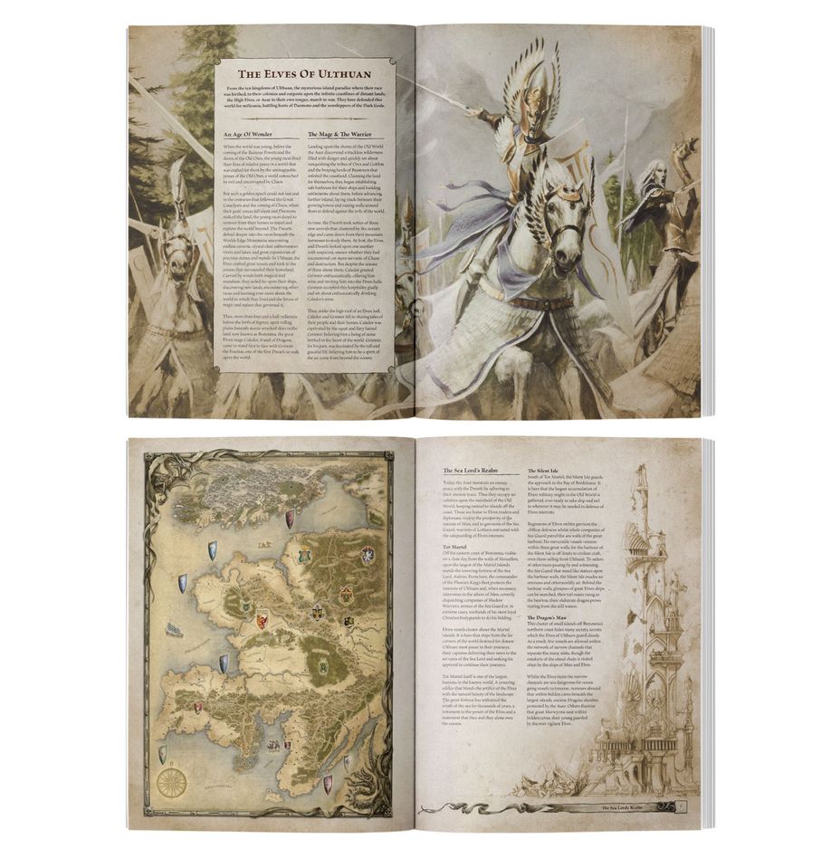 Warhammer: The Old World Arcane Journal - High Elf Realms Warhammer: The Old World Arcane Journal - High Elf Realms