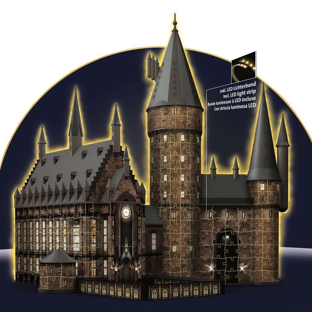 Harry Potter: Puzzle 3D Hogwarts Schloss Die Große Halle