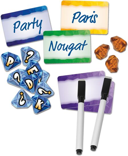 party, karte, Schießkarte, Würfel, Marker