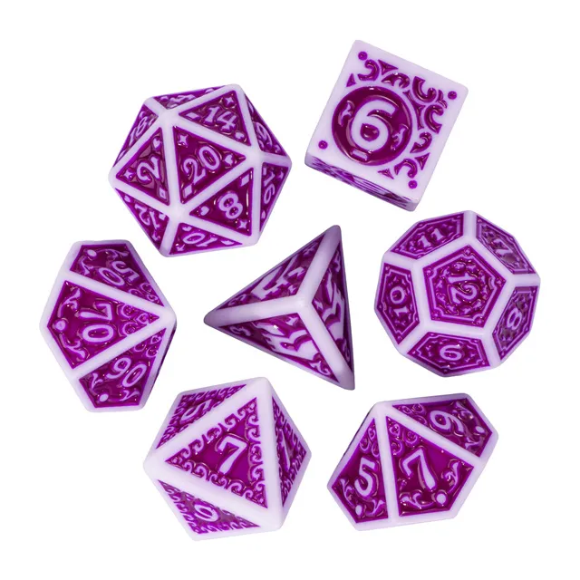 Grape Explosion RPG Dice Set (7)