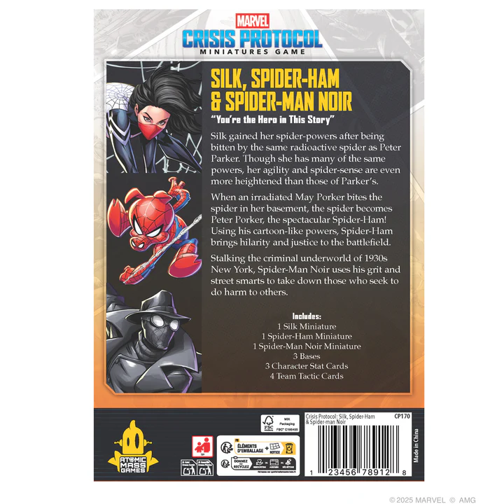 Marvel Crisis Protocol: Silk, Spider-Ham & Spider-Man Noir
