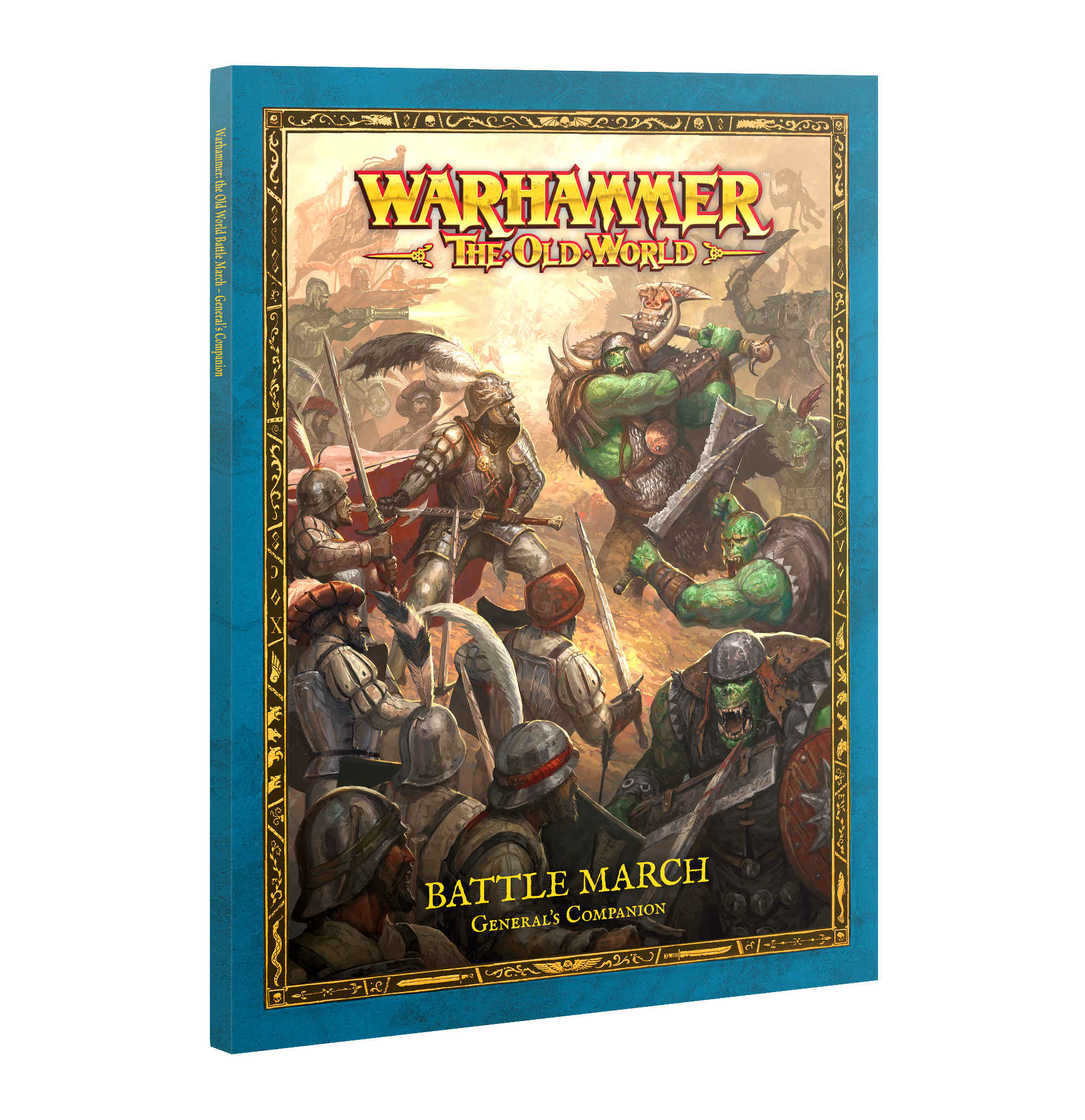 Brettspiel, Kartonbox, Fantasy-Kampf, Miniaturen, Kriegsspiel