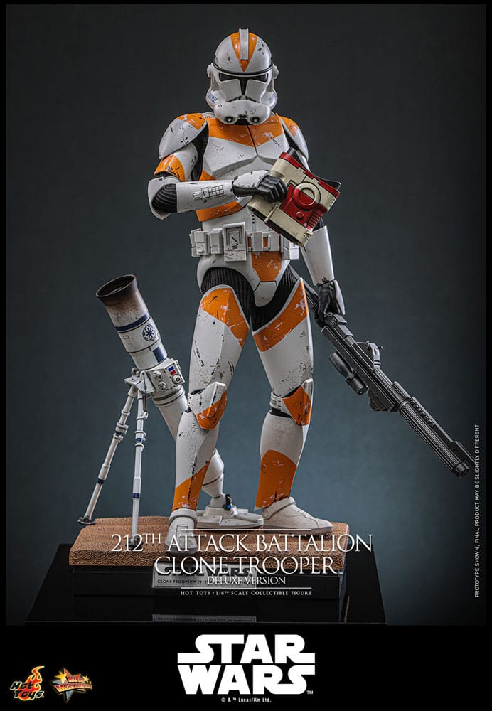 Star Wars AF: Clone Wars 212th Attack Battalion Clone Trooper DLX 1/6 30cm