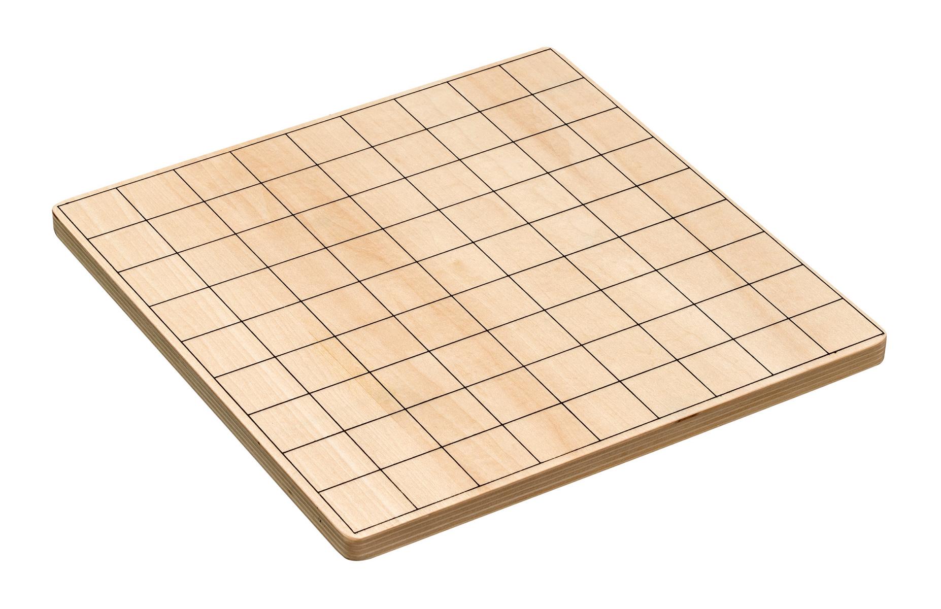 Holzbrett, Schachbrett?, Go-Spielbrett, Holzplatte, Gitterboard