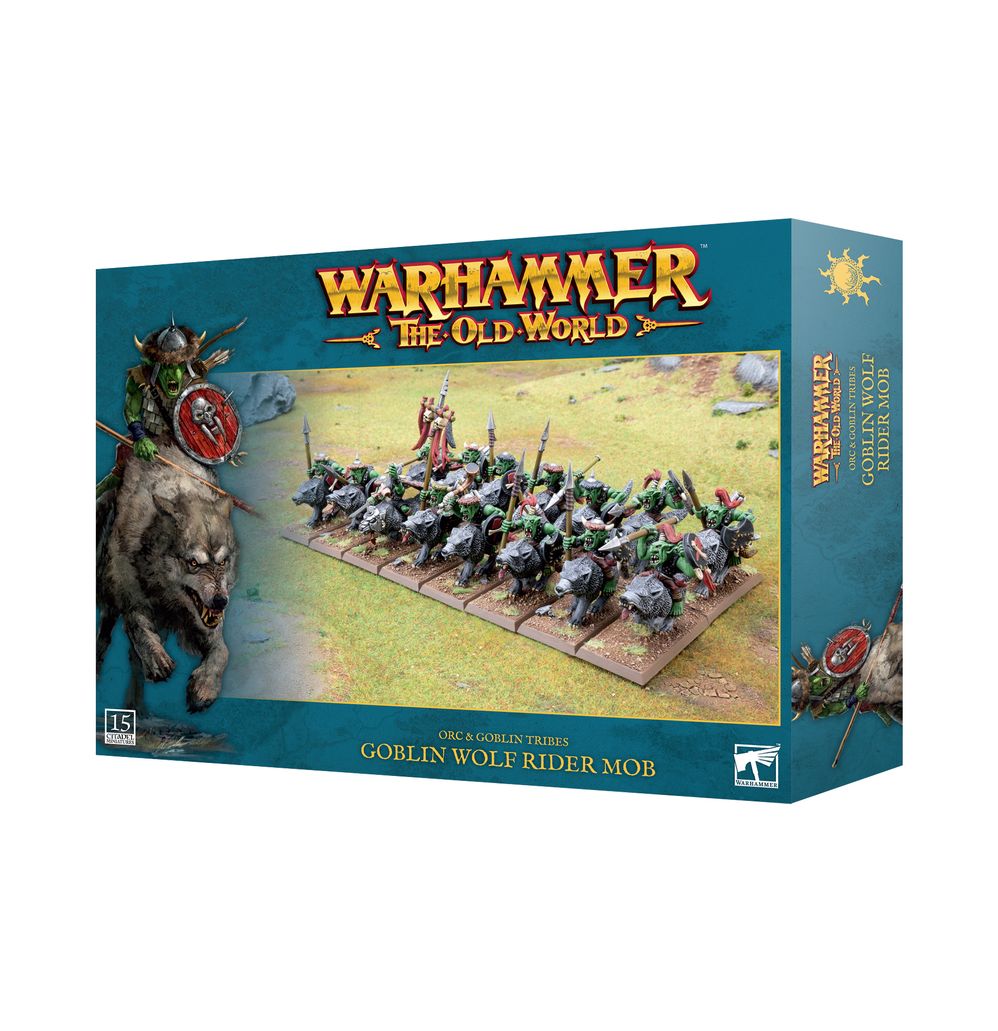 Warhammer: The Old World Orc & Goblin Tribes - Goblin Wolf Rider Mob