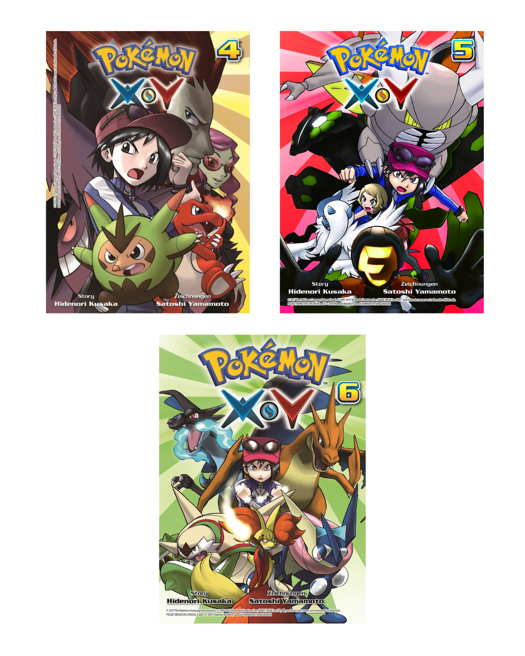 Pokémon X und Y Bd.4-6 Manga Pack Pokémon X und Y Bd.4-6 Manga Pack