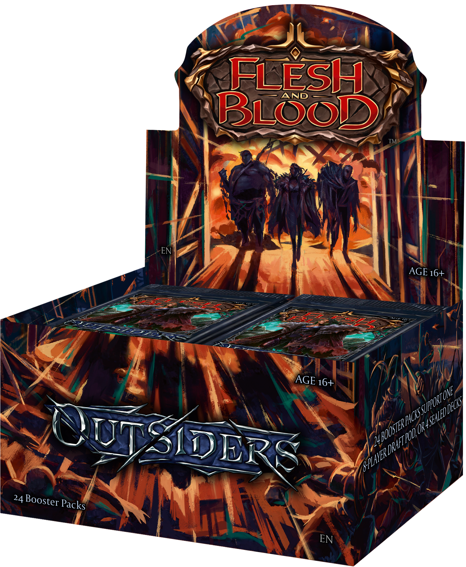 Flesh & Blood TCG: Outsiders Booster Display