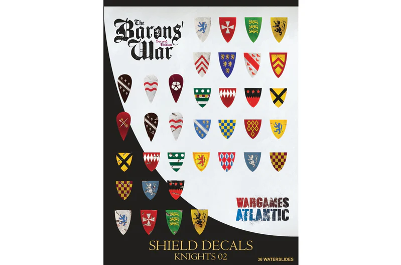 Barons' War: Shield Decals - Knights 02