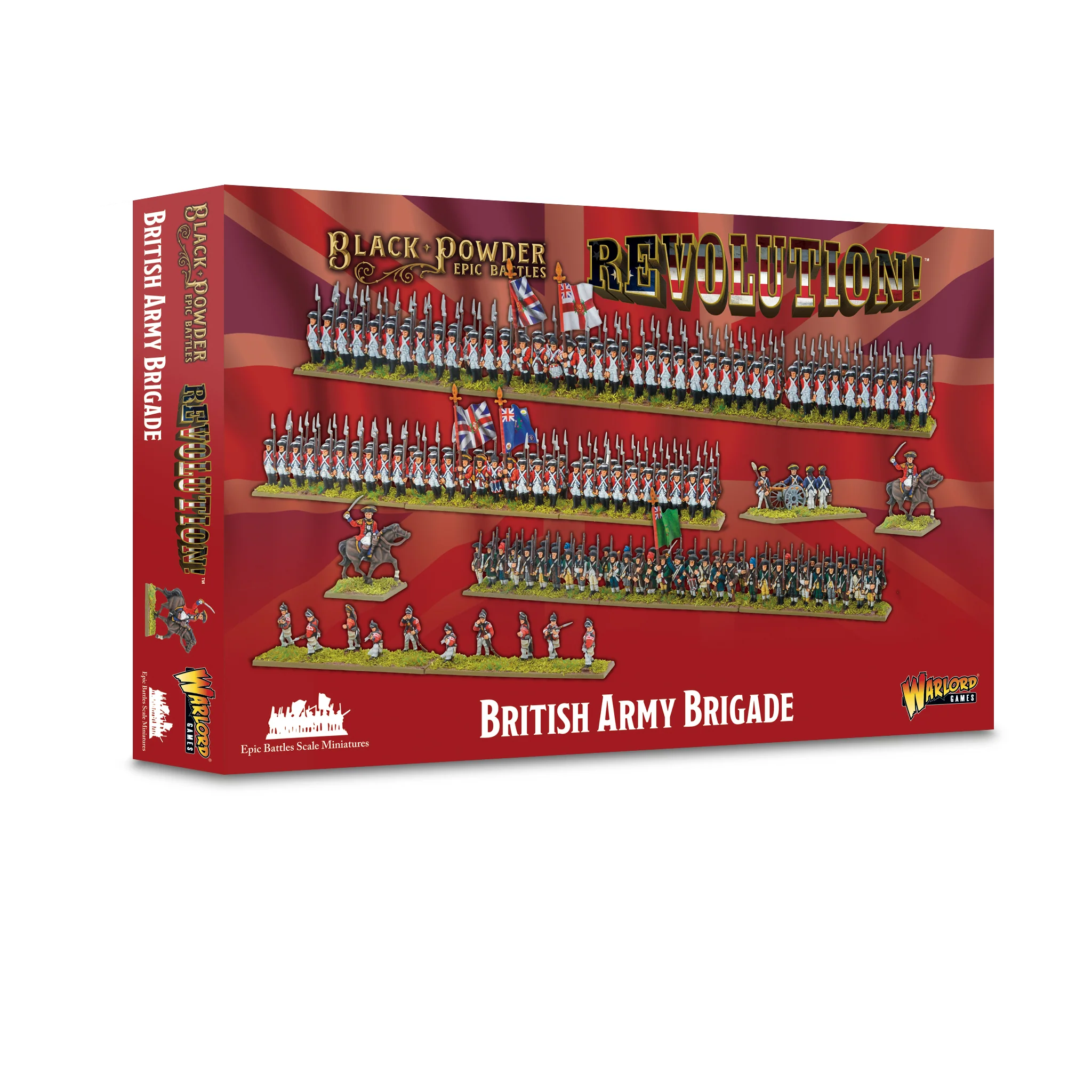 Black Powder Epic Battles: Revolution - British Army Brigade Black Powder Epic Battles: Revolution - British Army Brigade