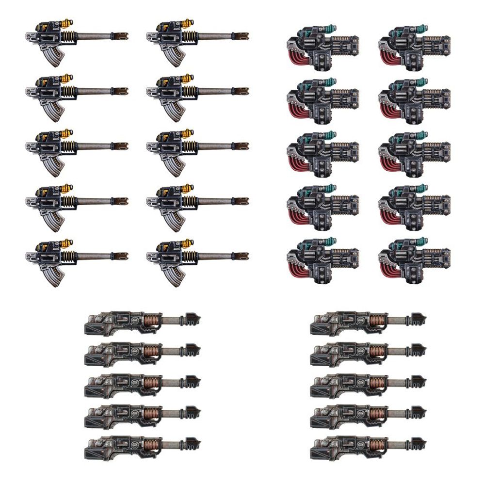 Horus Heresy: Legiones Astartes - Heavy Weapons Upgrade Set (Volkite Culverins, Lascannons, and Autocannons)