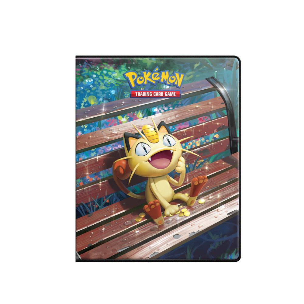 Ultra Pro: 4-Pocket Portfolio Pokémon - Perfect Order (Mauzi) Trading card game, Pokémon, Katzenähnliche Figur, Gelbes Wesen, Bank (Sitzbank) Bild
