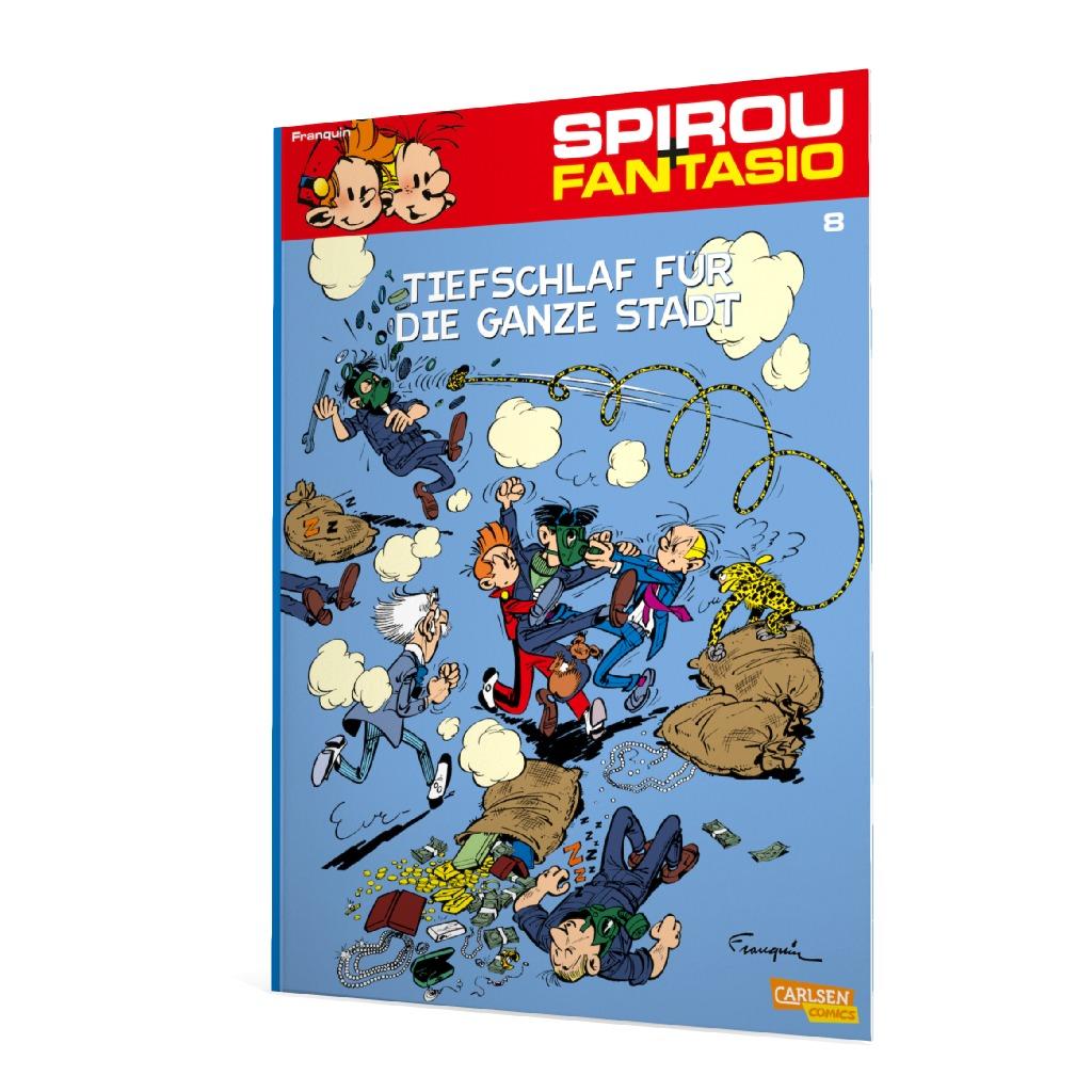 Spirou & Fantasio Bd.8: Tiefschlaf für die ganze Stadt (Neuausgabe)