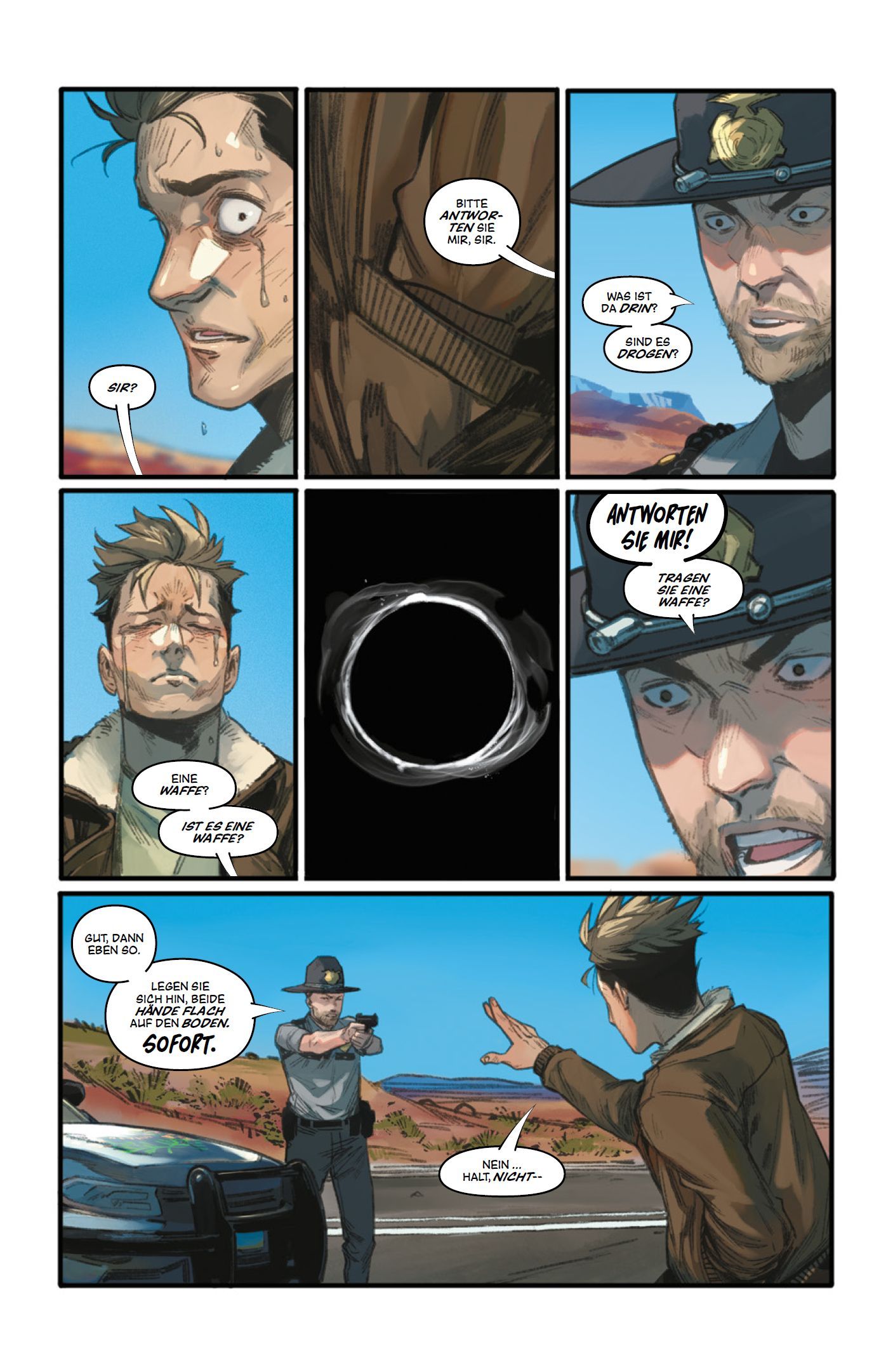 Absolute Green Lantern Bd.1 Comic, Western, Waffe, Loch, Herrenoutfit