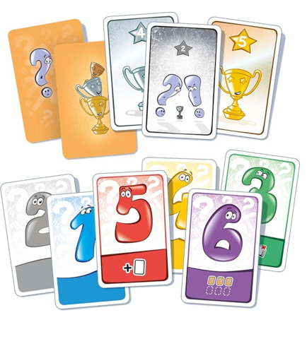 Karten, Spielkarten, Nummern, Trophäe, Punkte