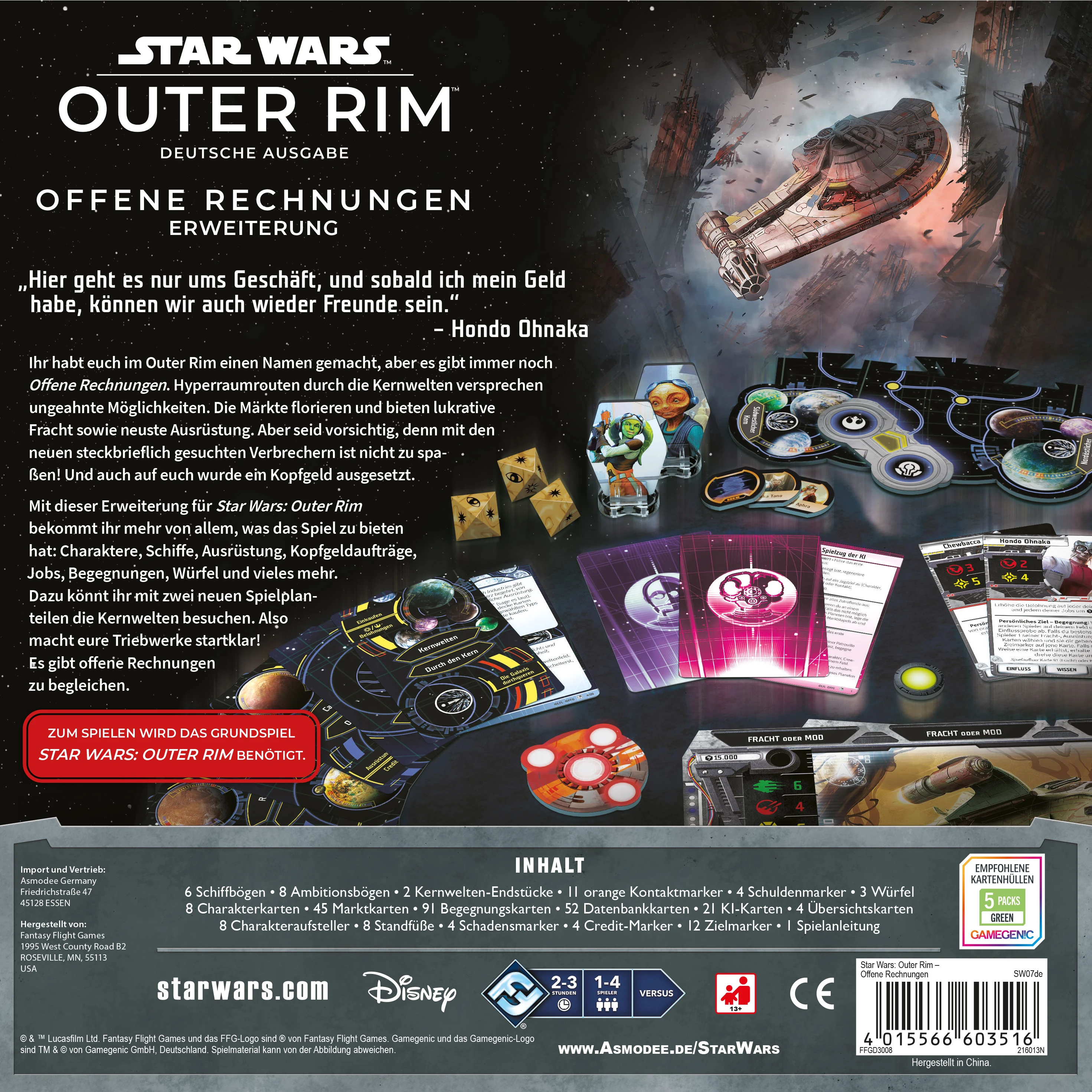 Star Wars: Outer Rim dt. - Offene Rechnungen Erweiterung