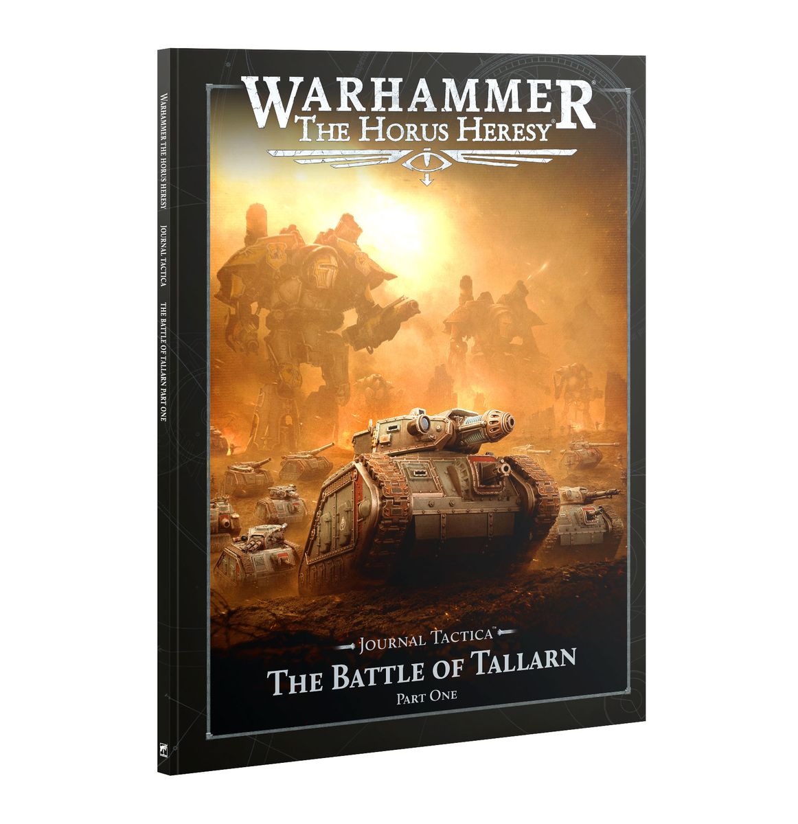 Horus Heresy: Journal Tactica - The Battle of Tallarn Part One Wargame Buch, The Battle of Tallarn, Panzermodell, Fantasy Kriegsführung, Coverkunst