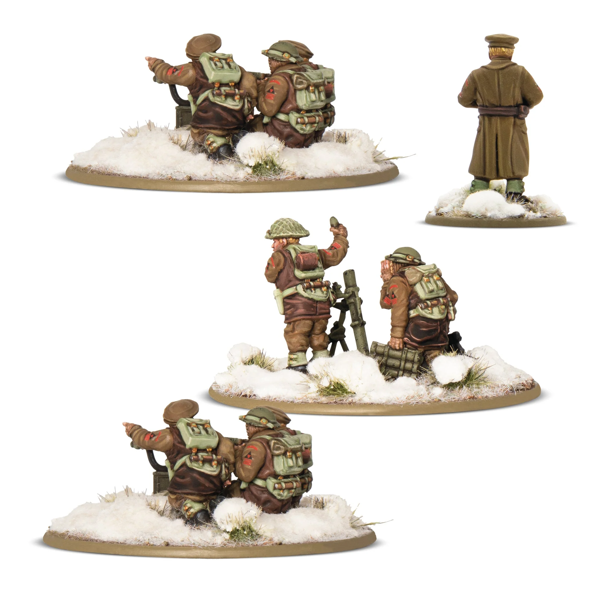 Bolt Action: British & Canadian - Infantry (winter) heavy weapon platoon