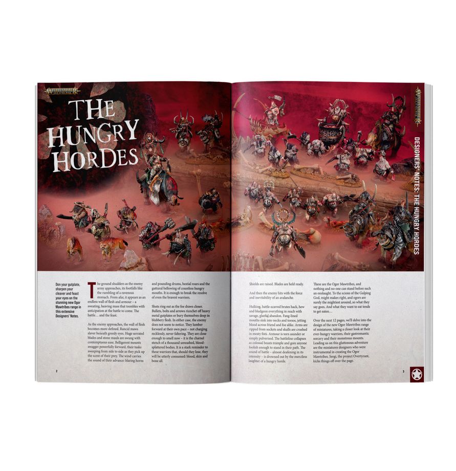 White Dwarf: 2026 September #528 engl. miniature wargame, horde miniatures, tabletop battle, fantasy army, red battlefield