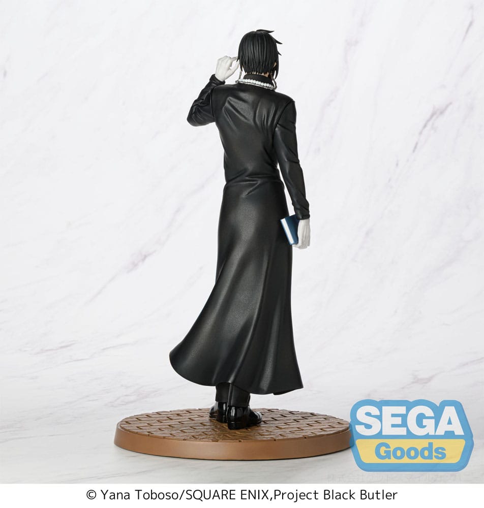 Figurine, Statue, Figur, schwarzes Kleid, Basis