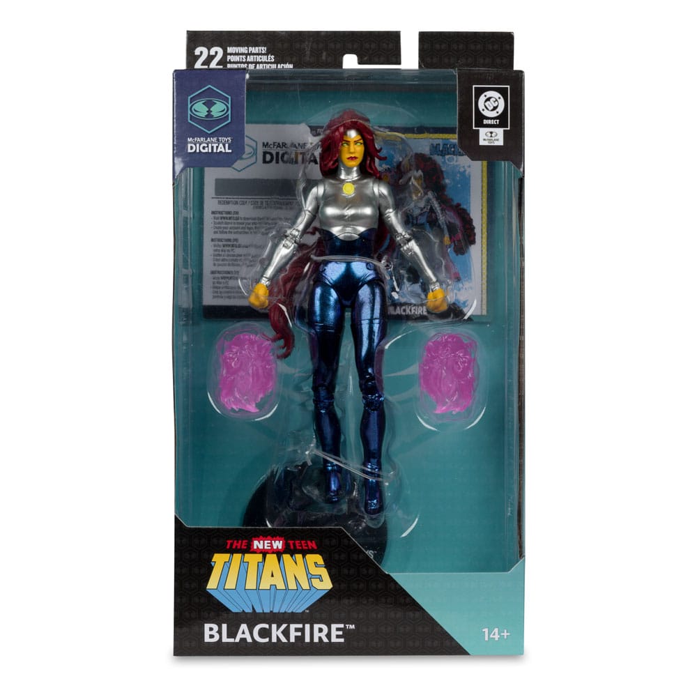 DC Direct AF: Blackfire (New Ten Titans) 18cm Erwachsener, Weiblich, Person, Frau, Spielzeug