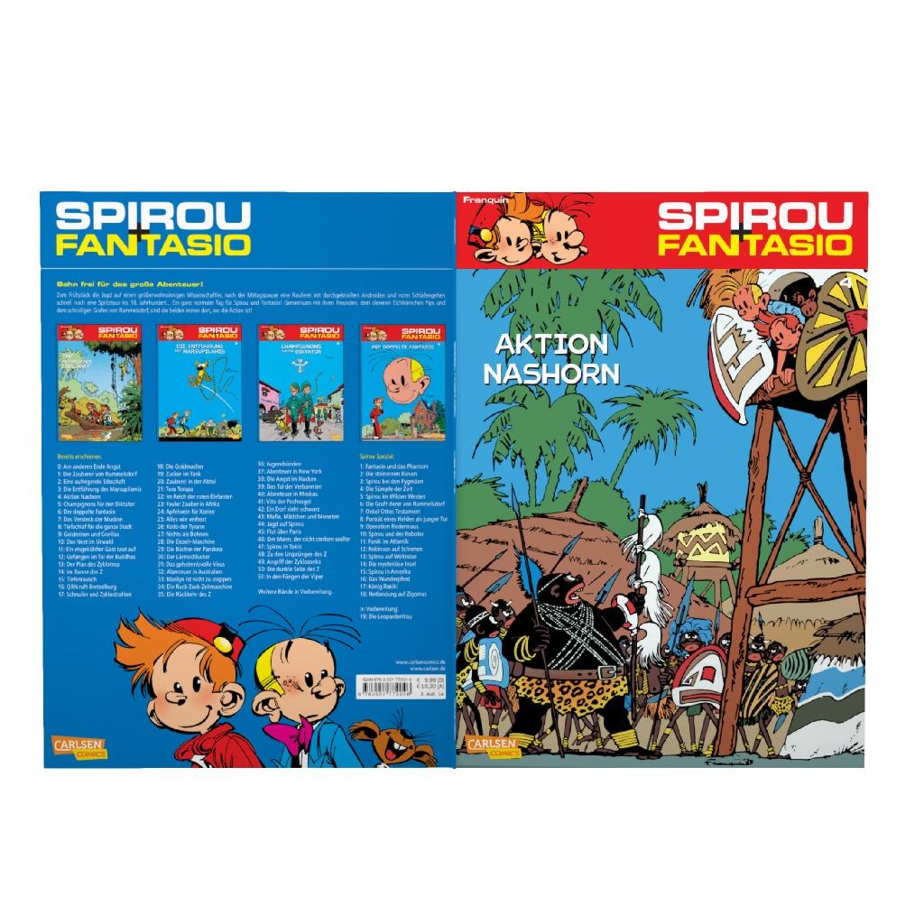 Spirou & Fantasio Bd.4: Aktion Nashorn (Neuausgabe)