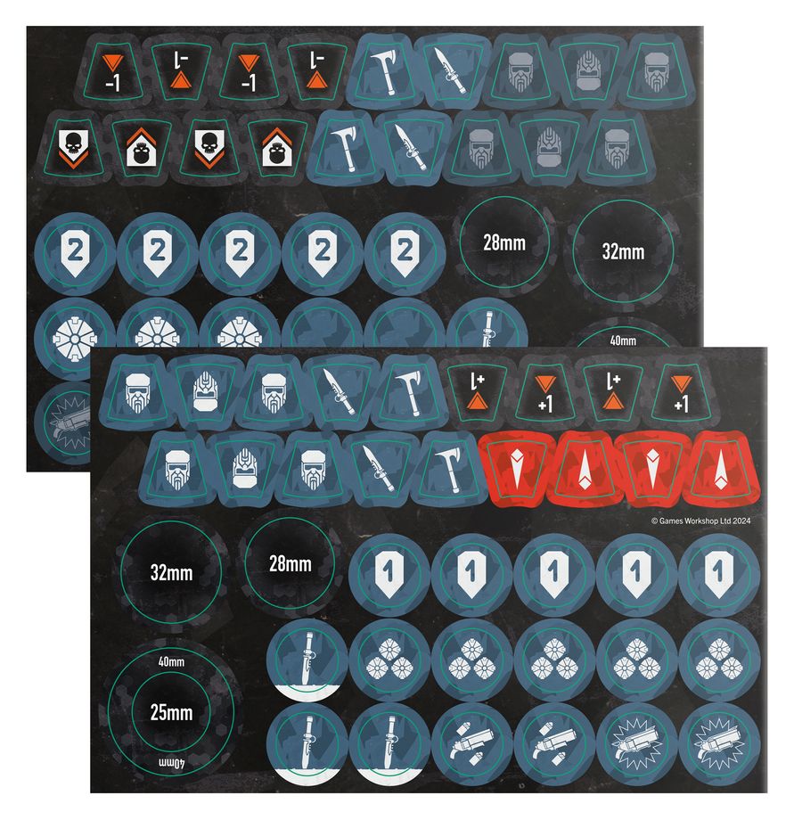 k-1, munition, shield, token, boardgame
