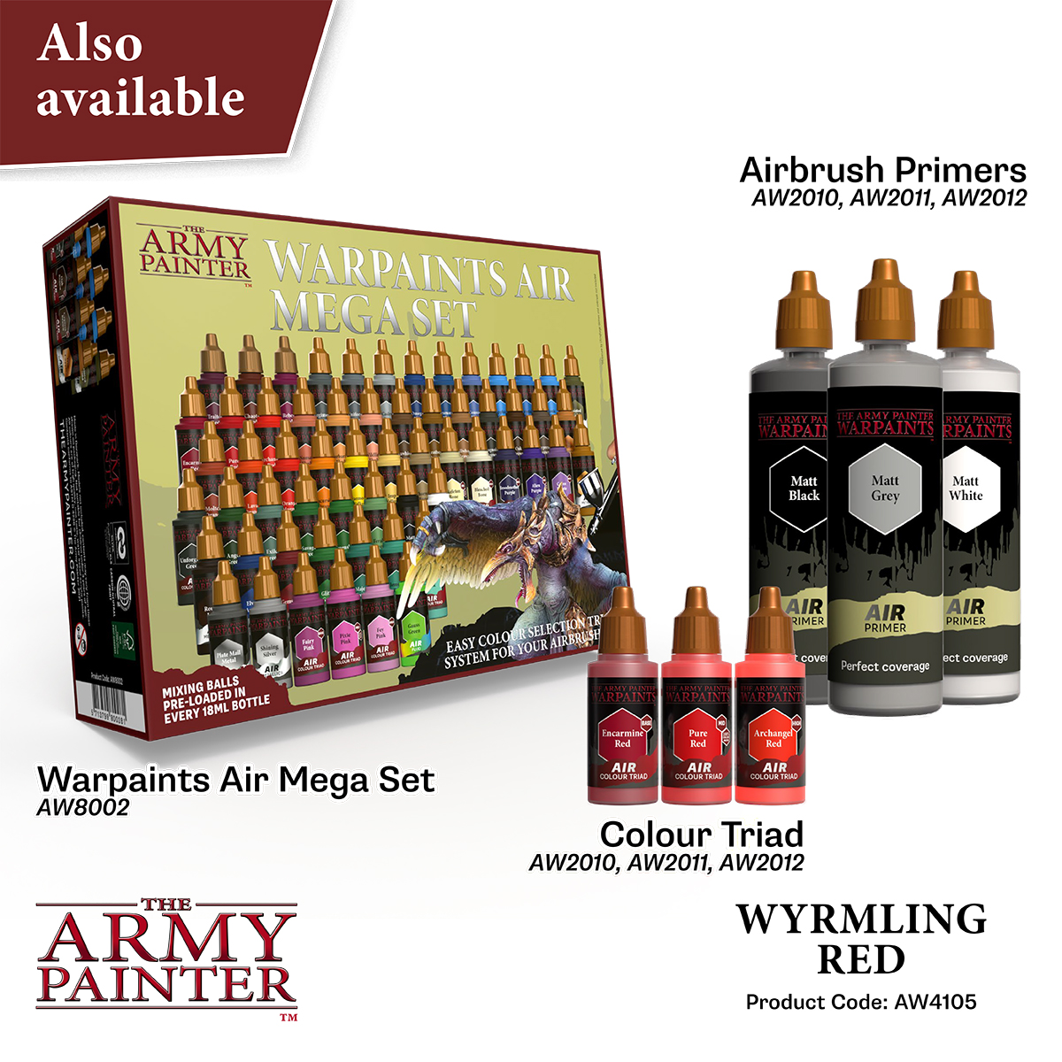 Army Painter: Air - Wyrmling Red Army Painter: Air - Wyrmling Red
