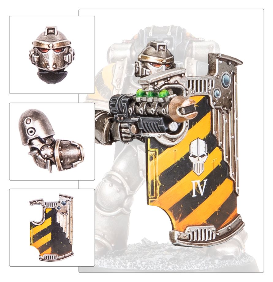 Horus Heresy: Legiones Astartes - Breacher Squad Upgrade Set Person