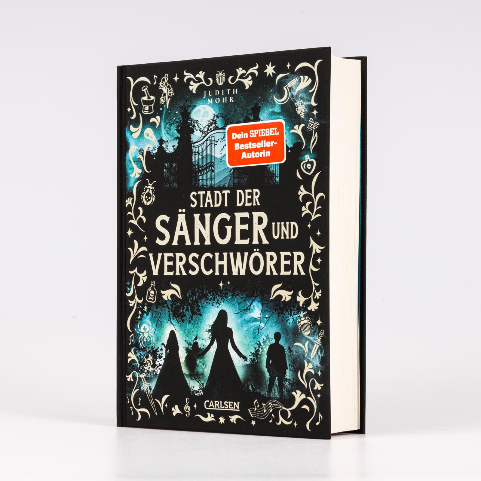 Stadt der Magier und Diebe Bd.2: Stadt der Sänger und Verschwörer Buch, Veröffentlichung, Werbung, Plakat, Roman