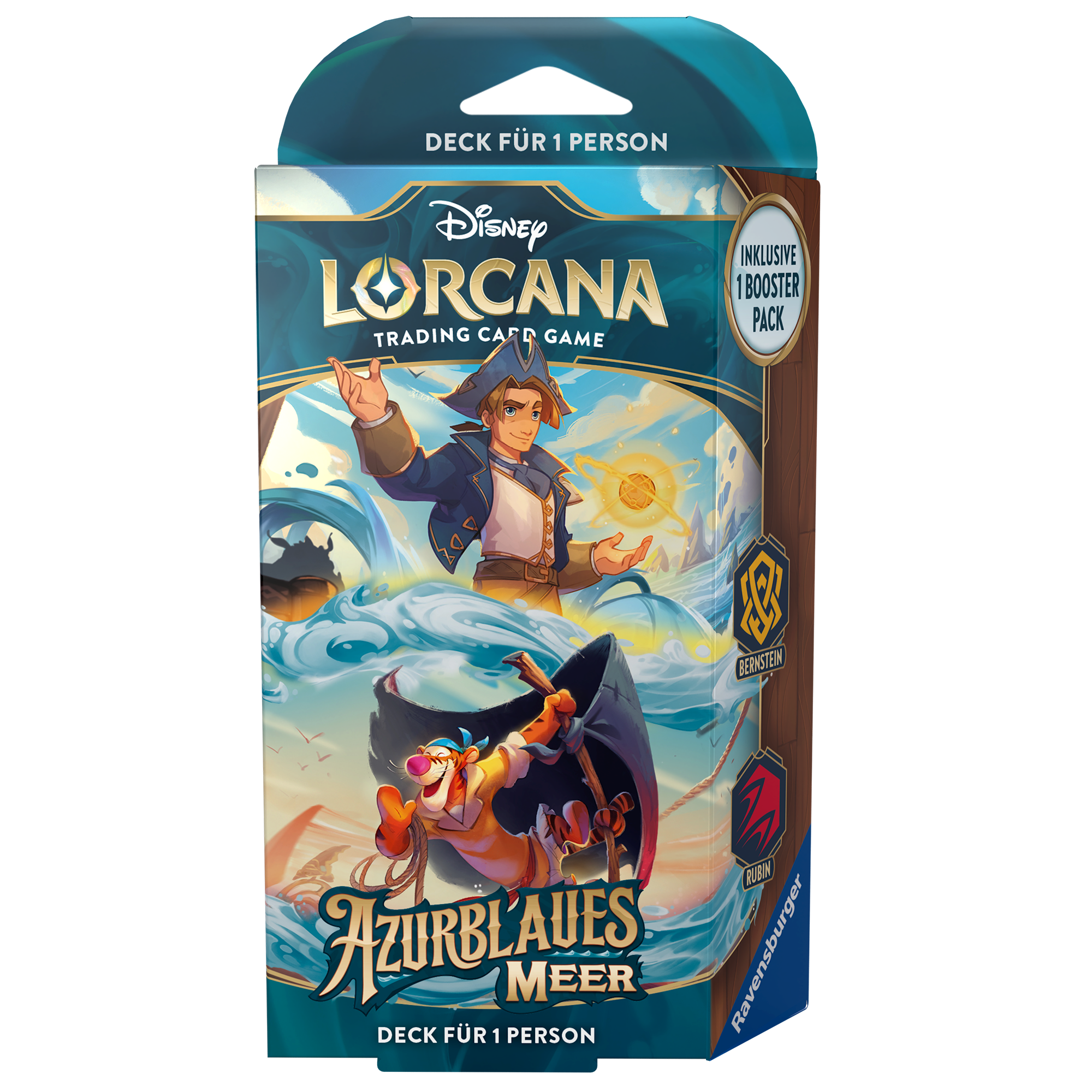 Lorcana TCG: Azurblaues Meer - Starter Deck A Jim Hawkins Lorcana TCG: Azurblaues Meer - Starter Deck A Jim Hawkins