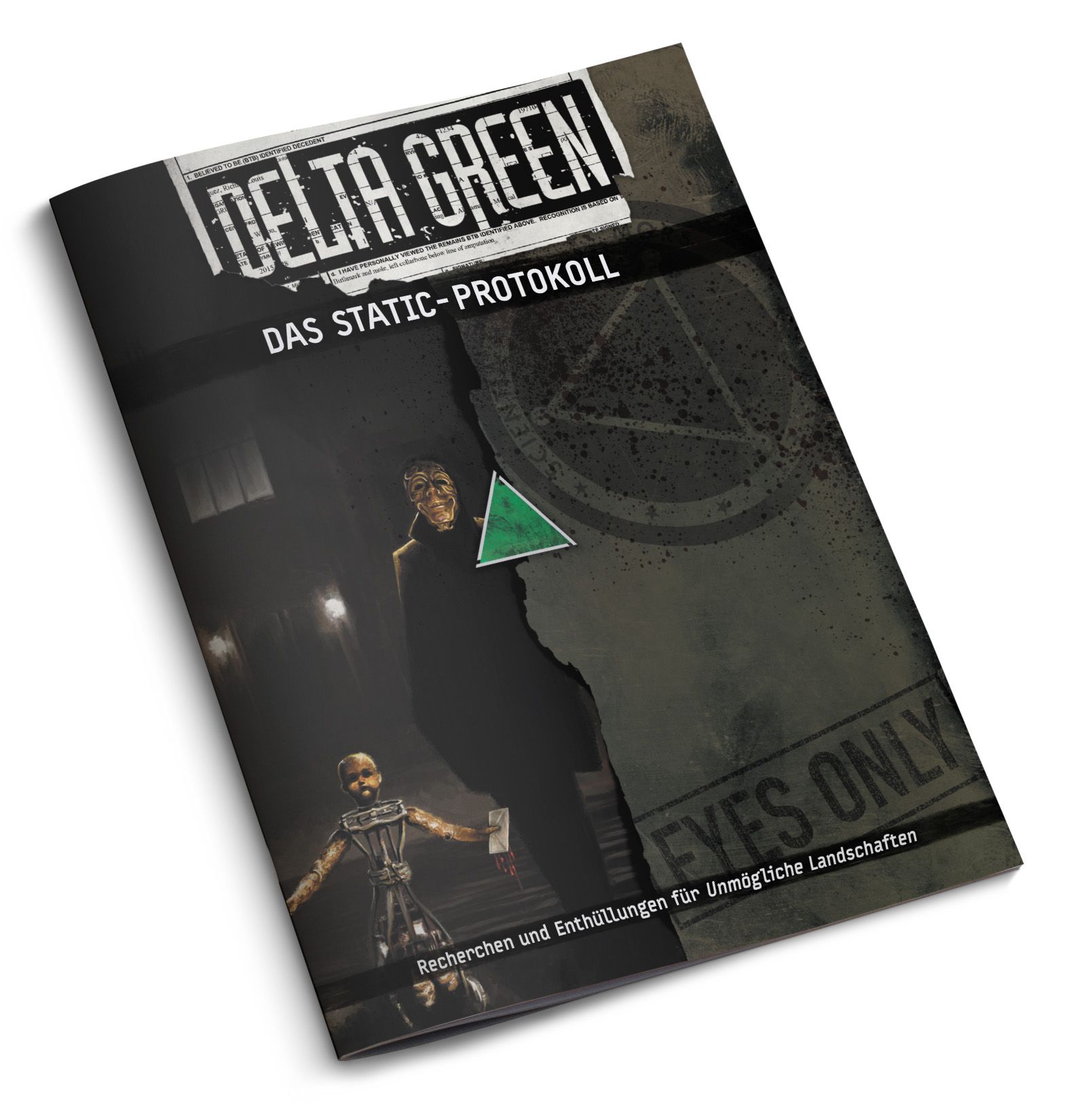 Delta Green RSP: Das Static-Protokoll Zeitschrift, Grafik, Dystopie, Horror, Unheimlich