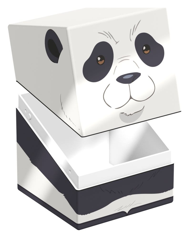 Panda, Box, Stack, White, Gray