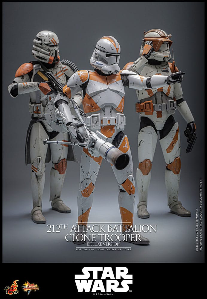 Star Wars AF: Clone Wars 212th Attack Battalion Clone Trooper DLX 1/6 30cm Star Wars AF: Clone Wars 212th Attack Battalion Clone Trooper DLX 1/6 30cm
